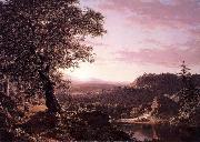 Frederic Edwin Church July Sunset oil on canvas